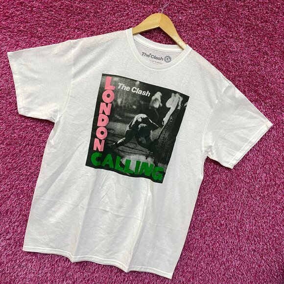 The Clash London Calling Album Cover Post Punk Band Tee large - Picture 3 of 4